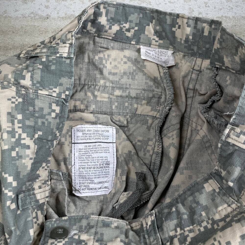 Vintage 90s Military Tactical Pants 32x26 Baggy Wide Leg Digital Camo Medium - Picture 5 of 8